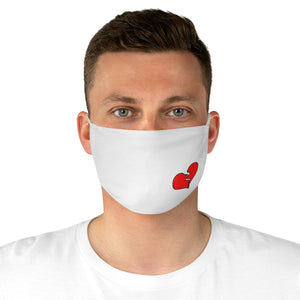 No Repeat "Lonely Broken Heart" Fabric Face Mask