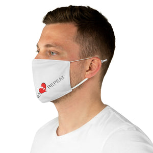 NR Broken Heart Fabric Face Mask