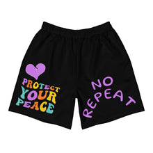 Load image into Gallery viewer, NR &quot;Protect Your Peace&quot; Purple Shorts
