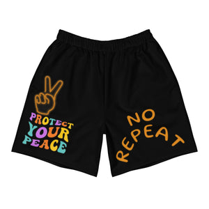 No Repeat "Protect Your Peace" Orange Shorts