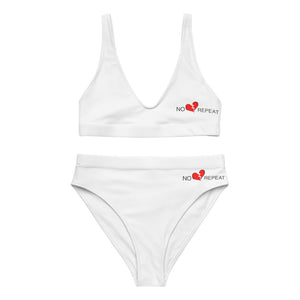 NR Broken Heart high-waisted bikini