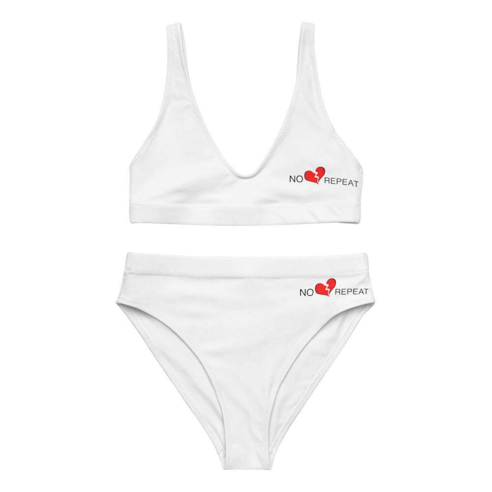 NR Broken Heart high-waisted bikini