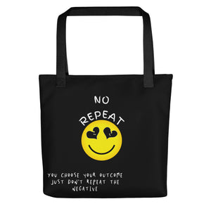 No Repeat "Smile" Tote Bag