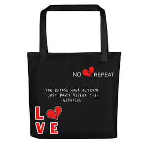 No Repeat "Broken L*VE" Tote bag