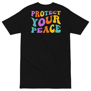 No Repeat "Protect Your Peace" Turquoise Shirt