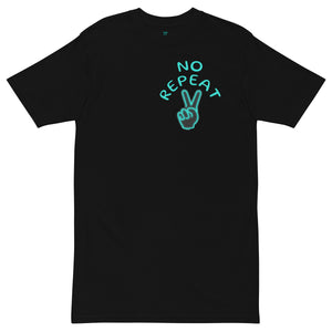 No Repeat "Protect Your Peace" Turquoise Shirt